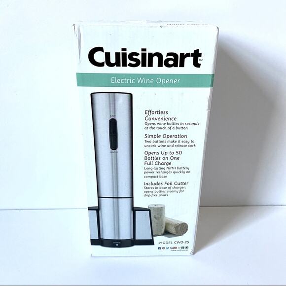 Cuisinart Electric Wine Opener NIB - Picture 1 of 6
